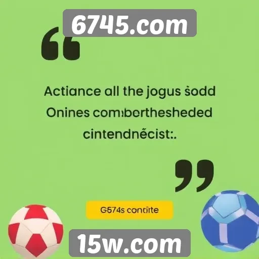 Jogadores comentam sobre a experiência em 6745.com